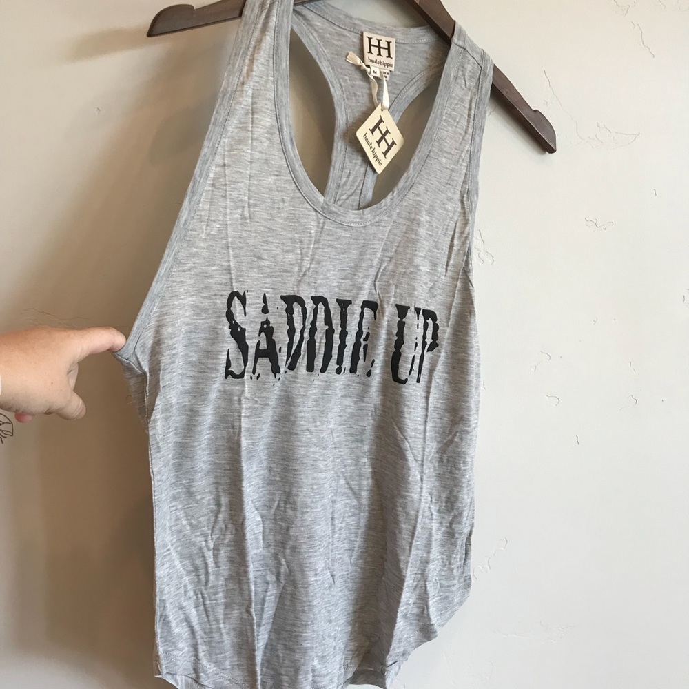 HAUTE HIPPIE Saddle Up Racerback Tank - Picture 5 of 8